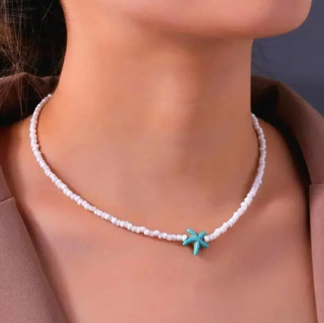 Layered Beads Choker Necklace