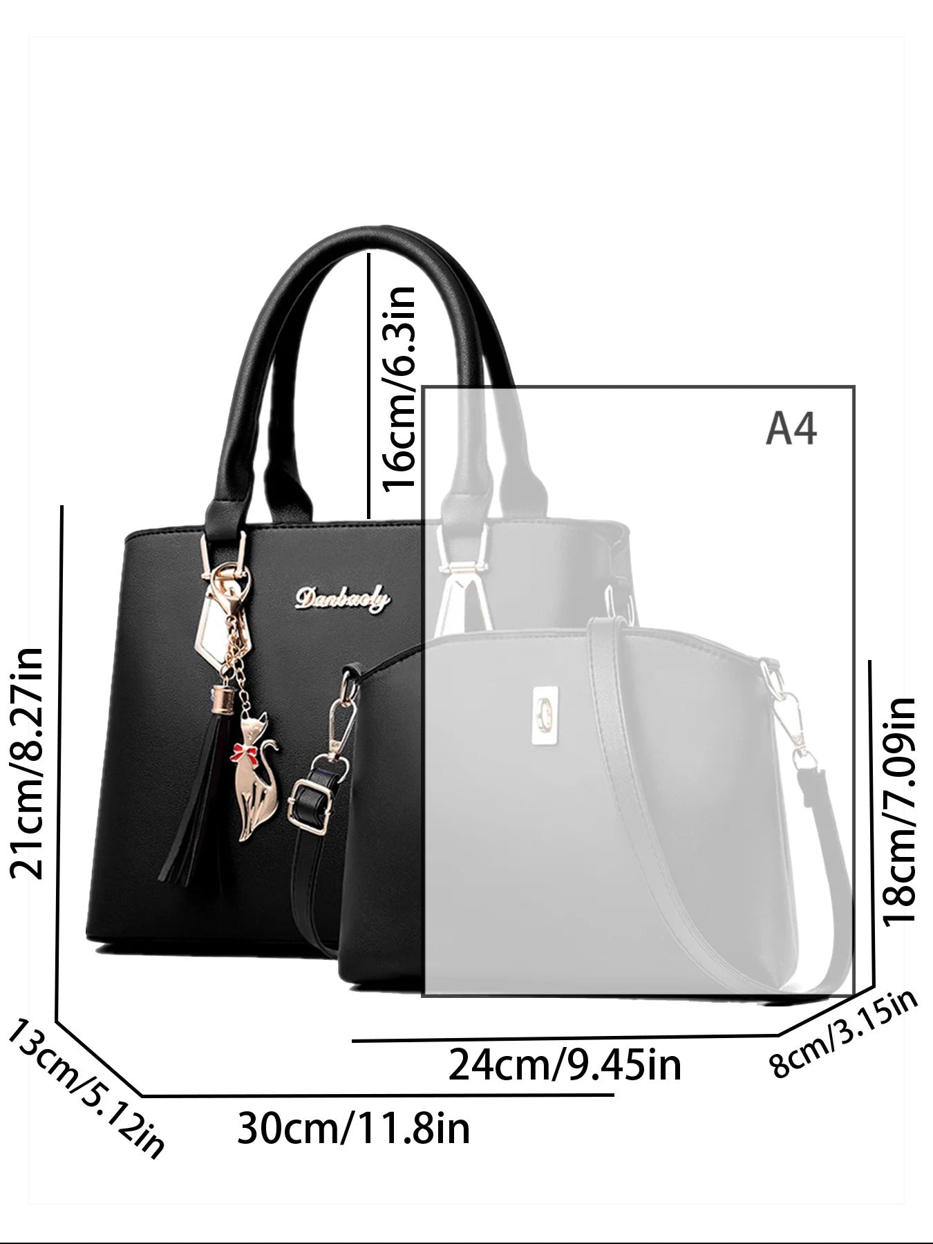 Shoulder Bag With Messenger Bag
