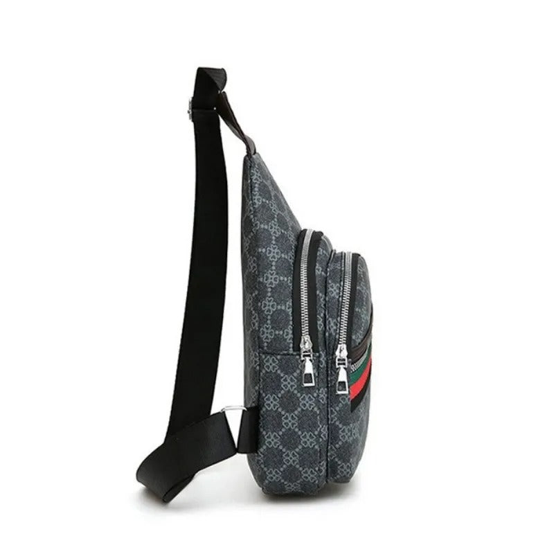 PU Leather Crossbody Chest Bag