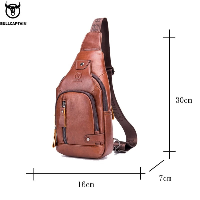 Bullcaptain Leather Slig Bag
