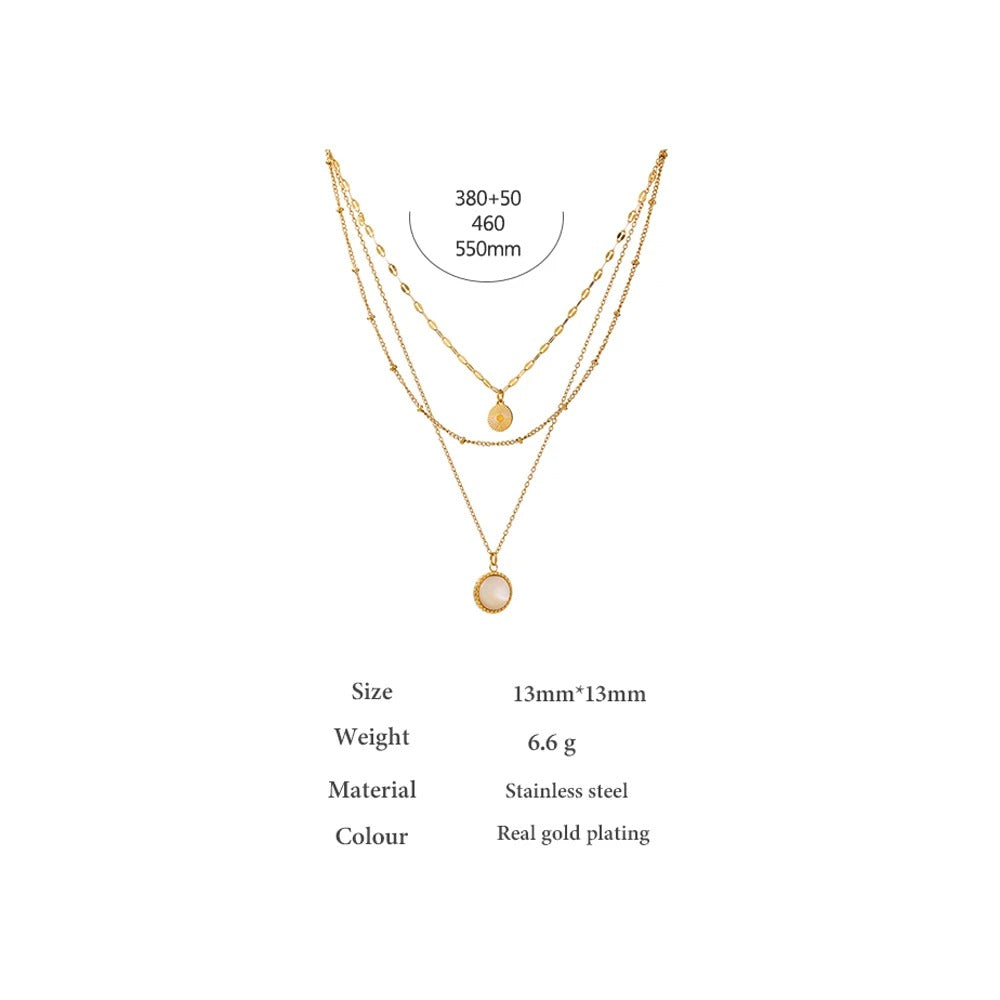 Round Pendant Necklace