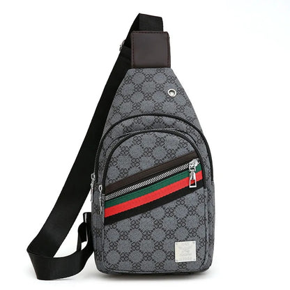 PU Leather Crossbody Chest Bag