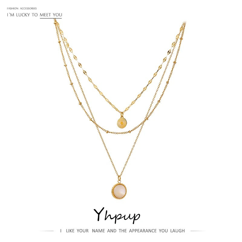Round Pendant Necklace