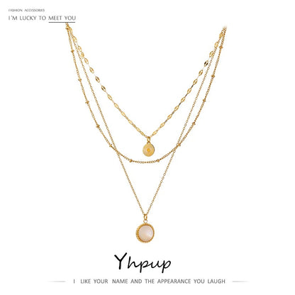 Round Pendant Necklace