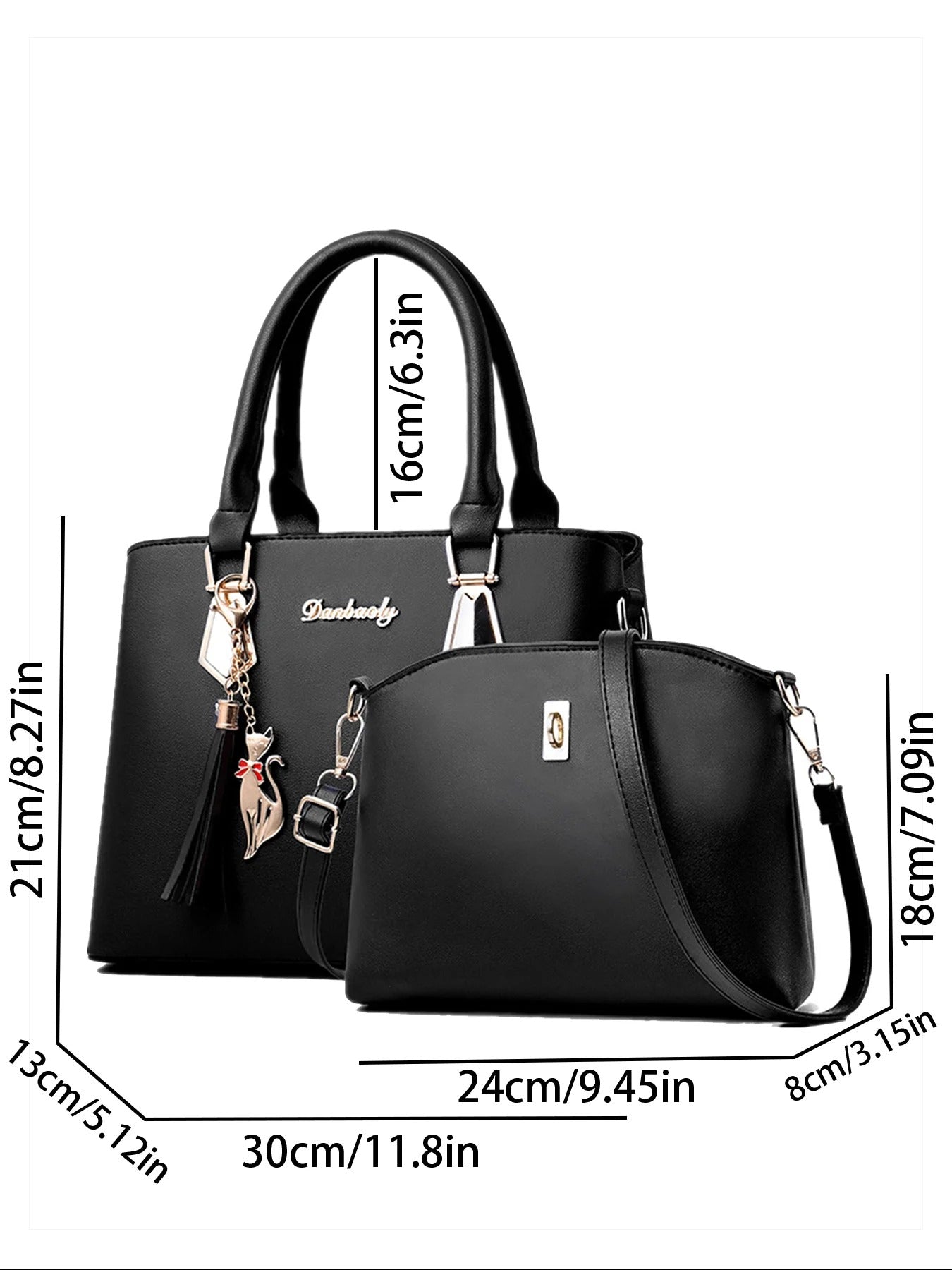 Shoulder Bag With Messenger Bag