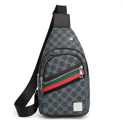 PU Leather Crossbody Chest Bag