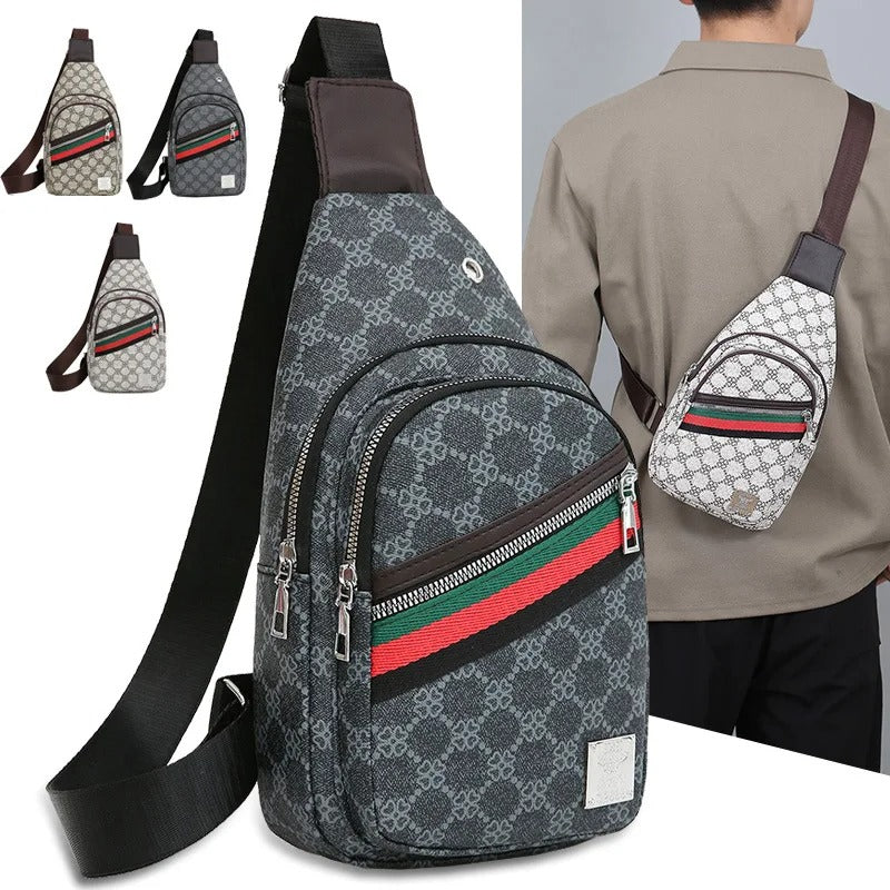 PU Leather Crossbody Chest Bag
