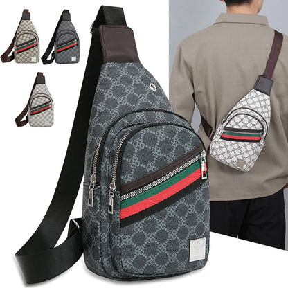 PU Leather Crossbody Chest Bag