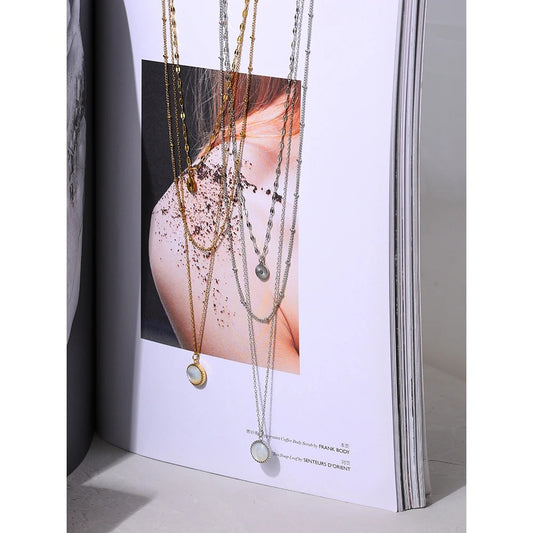 Round Pendant Necklace