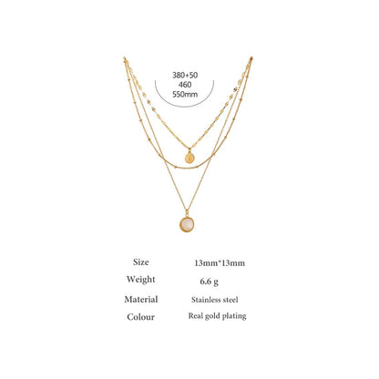 Round Pendant Necklace