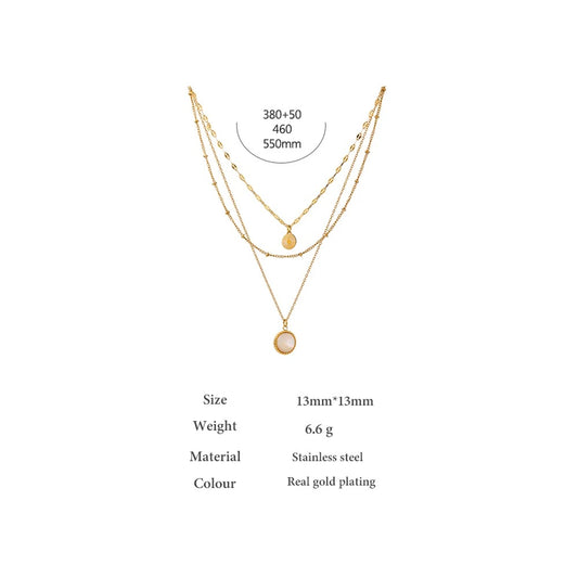 Round Pendant Necklace