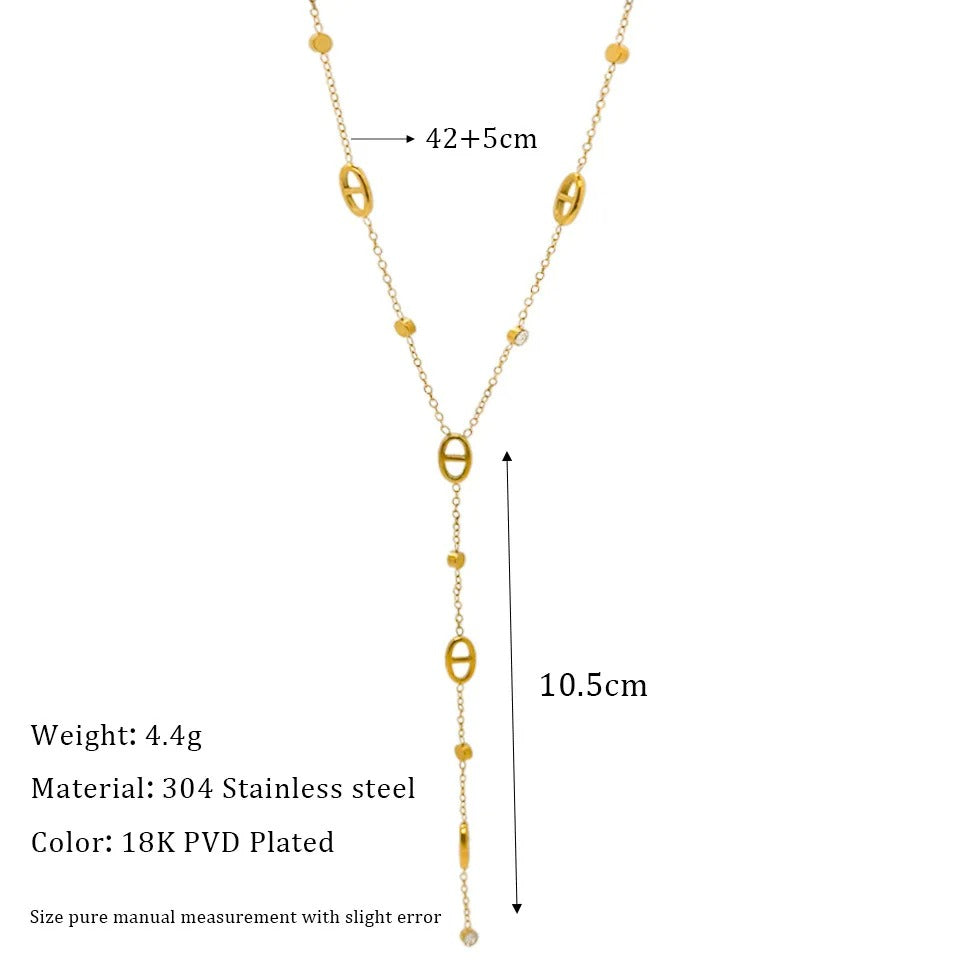 "Y" Chain Non Fading French Exquisite