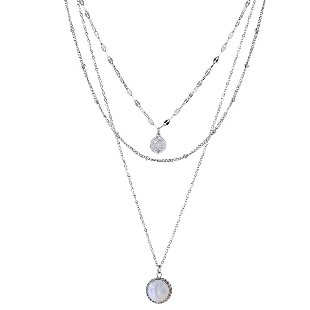 Round Pendant Necklace